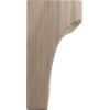 imageEkena Millwork BKTW02X04X06CVRW Clarksville Wood Brackets 1 34quotW x 4quotD x 6quotH  RubberwoodWalnut