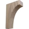 imageEkena Millwork BKTW02X04X06CVRW Clarksville Wood Brackets 1 34quotW x 4quotD x 6quotH  RubberwoodWalnut