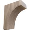 imageEkena Millwork BKTW02X04X06CVRW Clarksville Wood Brackets 1 34quotW x 4quotD x 6quotH  RubberwoodWalnut