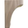 imageEkena Millwork BKTW02X04X06CVRW Clarksville Wood Brackets 1 34quotW x 4quotD x 6quotH  RubberwoodWalnut