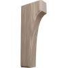 imageEkena Millwork BKTW02X04X06CVRW Clarksville Wood Brackets 1 34quotW x 4quotD x 6quotH  RubberwoodWalnut