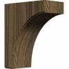 imageEkena Millwork BKTW02X04X06CVRW Clarksville Wood Brackets 1 34quotW x 4quotD x 6quotH  RubberwoodWalnut