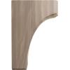 imageEkena Millwork BKTW02X04X06CVRW Clarksville Wood Brackets 1 34quotW x 4quotD x 6quotH  RubberwoodWalnut
