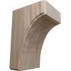 imageEkena Millwork BKTW02X04X06CVRW Clarksville Wood Brackets 1 34quotW x 4quotD x 6quotH  RubberwoodWalnut
