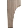 imageEkena Millwork BKTW02X04X06CVRW Clarksville Wood Brackets 1 34quotW x 4quotD x 6quotH  RubberwoodWalnut