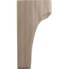imageEkena Millwork BKTW02X04X06CVRW Clarksville Wood Brackets 1 34quotW x 4quotD x 6quotH  RubberwoodWalnut