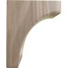 imageEkena Millwork BKTW02X04X06CVRW Clarksville Wood Brackets 1 34quotW x 4quotD x 6quotH  RubberwoodWalnut