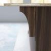 imageEkena Millwork BKTW02X04X06CVRW Clarksville Wood Brackets 1 34quotW x 4quotD x 6quotH  RubberwoodWalnut