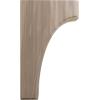 imageEkena Millwork BKTW02X04X06CVRW Clarksville Wood Brackets 1 34quotW x 4quotD x 6quotH  RubberwoodWalnut