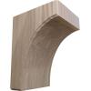 imageEkena Millwork BKTW02X04X06CVRW Clarksville Wood Brackets 1 34quotW x 4quotD x 6quotH  RubberwoodWalnut