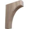 imageEkena Millwork BKTW02X04X06CVRW Clarksville Wood Brackets 1 34quotW x 4quotD x 6quotH  RubberwoodWalnut