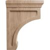 imageEkena Millwork BKTW02X07X10GORW Large Gomez Wood Wood Brackets 2 12quotW x 7quotD x 10quotH  RubberwoodMahogany