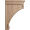 imageEkena Millwork BKTW02X07X10GORW Large Gomez Wood Wood Brackets 2 12quotW x 7quotD x 10quotH  RubberwoodMahogany