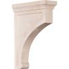 imageEkena Millwork BKTW02X07X10GORW Large Gomez Wood Wood Brackets 2 12quotW x 7quotD x 10quotH  RubberwoodRed Oak