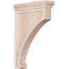 imageEkena Millwork BKTW02X07X10GORW Large Gomez Wood Wood Brackets 2 12quotW x 7quotD x 10quotH  RubberwoodRed Oak
