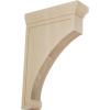 imageEkena Millwork BKTW02X07X10GORW Large Gomez Wood Wood Brackets 2 12quotW x 7quotD x 10quotH  RubberwoodRubberwood