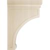 imageEkena Millwork BKTW02X07X10GORW Large Gomez Wood Wood Brackets 2 12quotW x 7quotD x 10quotH  RubberwoodRubberwood