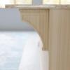 imageEkena Millwork BKTW02X07X10GORW Large Gomez Wood Wood Brackets 2 12quotW x 7quotD x 10quotH  RubberwoodRubberwood