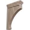imageEkena Millwork BKTW02X07X10GORW Large Gomez Wood Wood Brackets 2 12quotW x 7quotD x 10quotH  RubberwoodWalnut