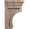 imageEkena Millwork BKTW02X07X10GORW Large Gomez Wood Wood Brackets 2 12quotW x 7quotD x 10quotH  RubberwoodWalnut