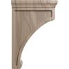 imageEkena Millwork BKTW02X07X10GORW Large Gomez Wood Wood Brackets 2 12quotW x 7quotD x 10quotH  RubberwoodWalnut