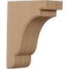 imageEkena Millwork BKTW05X05X08BEAL Bedford Wood Brackets 5 14quotW x 5quotD x 7 12quotH  AlderAlder