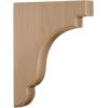 imageEkena Millwork BKTW05X05X08BEAL Bedford Wood Brackets 5 14quotW x 5quotD x 7 12quotH  AlderAlder