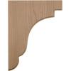 imageEkena Millwork BKTW05X05X08BEAL Bedford Wood Brackets 5 14quotW x 5quotD x 7 12quotH  AlderAlder