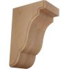imageEkena Millwork BKTW05X05X08BEAL Bedford Wood Brackets 5 14quotW x 5quotD x 7 12quotH  AlderAlder