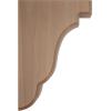 imageEkena Millwork BKTW05X05X08BEAL Bedford Wood Brackets 5 14quotW x 5quotD x 7 12quotH  AlderCherry