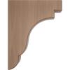 imageEkena Millwork BKTW05X05X08BEAL Bedford Wood Brackets 5 14quotW x 5quotD x 7 12quotH  AlderCherry