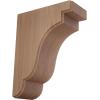 imageEkena Millwork BKTW05X05X08BEAL Bedford Wood Brackets 5 14quotW x 5quotD x 7 12quotH  AlderCherry