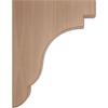 imageEkena Millwork BKTW05X05X08BEAL Bedford Wood Brackets 5 14quotW x 5quotD x 7 12quotH  AlderCherry