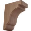 imageEkena Millwork BKTW05X05X08BEAL Bedford Wood Brackets 5 14quotW x 5quotD x 7 12quotH  AlderCherry