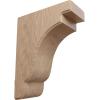 imageEkena Millwork BKTW05X05X08BEAL Bedford Wood Brackets 5 14quotW x 5quotD x 7 12quotH  AlderMahogany