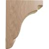 imageEkena Millwork BKTW05X05X08BEAL Bedford Wood Brackets 5 14quotW x 5quotD x 7 12quotH  AlderMahogany