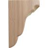 imageEkena Millwork BKTW05X05X08BEAL Bedford Wood Brackets 5 14quotW x 5quotD x 7 12quotH  AlderMahogany