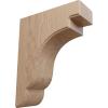 imageEkena Millwork BKTW05X05X08BEAL Bedford Wood Brackets 5 14quotW x 5quotD x 7 12quotH  AlderMahogany