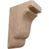 imageEkena Millwork BKTW05X05X08BEAL Bedford Wood Brackets 5 14quotW x 5quotD x 7 12quotH  AlderMahogany