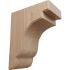 imageEkena Millwork BKTW05X05X08BEAL Bedford Wood Brackets 5 14quotW x 5quotD x 7 12quotH  AlderMahogany