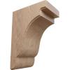 imageEkena Millwork BKTW05X05X08BEAL Bedford Wood Brackets 5 14quotW x 5quotD x 7 12quotH  AlderMahogany