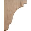 imageEkena Millwork BKTW05X05X08BEAL Bedford Wood Brackets 5 14quotW x 5quotD x 7 12quotH  AlderMaple