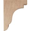 imageEkena Millwork BKTW05X05X08BEAL Bedford Wood Brackets 5 14quotW x 5quotD x 7 12quotH  AlderRubberwood