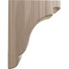 imageEkena Millwork BKTW05X05X08BEAL Bedford Wood Brackets 5 14quotW x 5quotD x 7 12quotH  AlderWalnut
