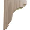 imageEkena Millwork BKTW05X05X08BEAL Bedford Wood Brackets 5 14quotW x 5quotD x 7 12quotH  AlderWalnut