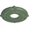 imageEkena Millwork CM12AT Attica Ceiling Medallion 12 34quotOD x 4quotID x 12quotP Fits Canopies up to 4quot Primed WhiteAthenian Green Flat Finish