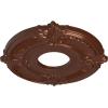 imageEkena Millwork CM12AT Attica Ceiling Medallion 12 34quotOD x 4quotID x 12quotP Fits Canopies up to 4quot Primed WhiteCopper Penny Metallic Series