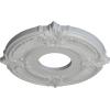 imageEkena Millwork CM12AT Attica Ceiling Medallion 12 34quotOD x 4quotID x 12quotP Fits Canopies up to 4quot Primed WhiteFrost Flat Finish