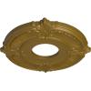 imageEkena Millwork CM12AT Attica Ceiling Medallion 12 34quotOD x 4quotID x 12quotP Fits Canopies up to 4quot Primed WhiteGold Rush Metallic Series
