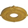 imageEkena Millwork CM12AT Attica Ceiling Medallion 12 34quotOD x 4quotID x 12quotP Fits Canopies up to 4quot Primed WhiteIridescent Gold Metallic Series